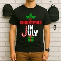 Cute Christmas In July T-Shirt thumb 6