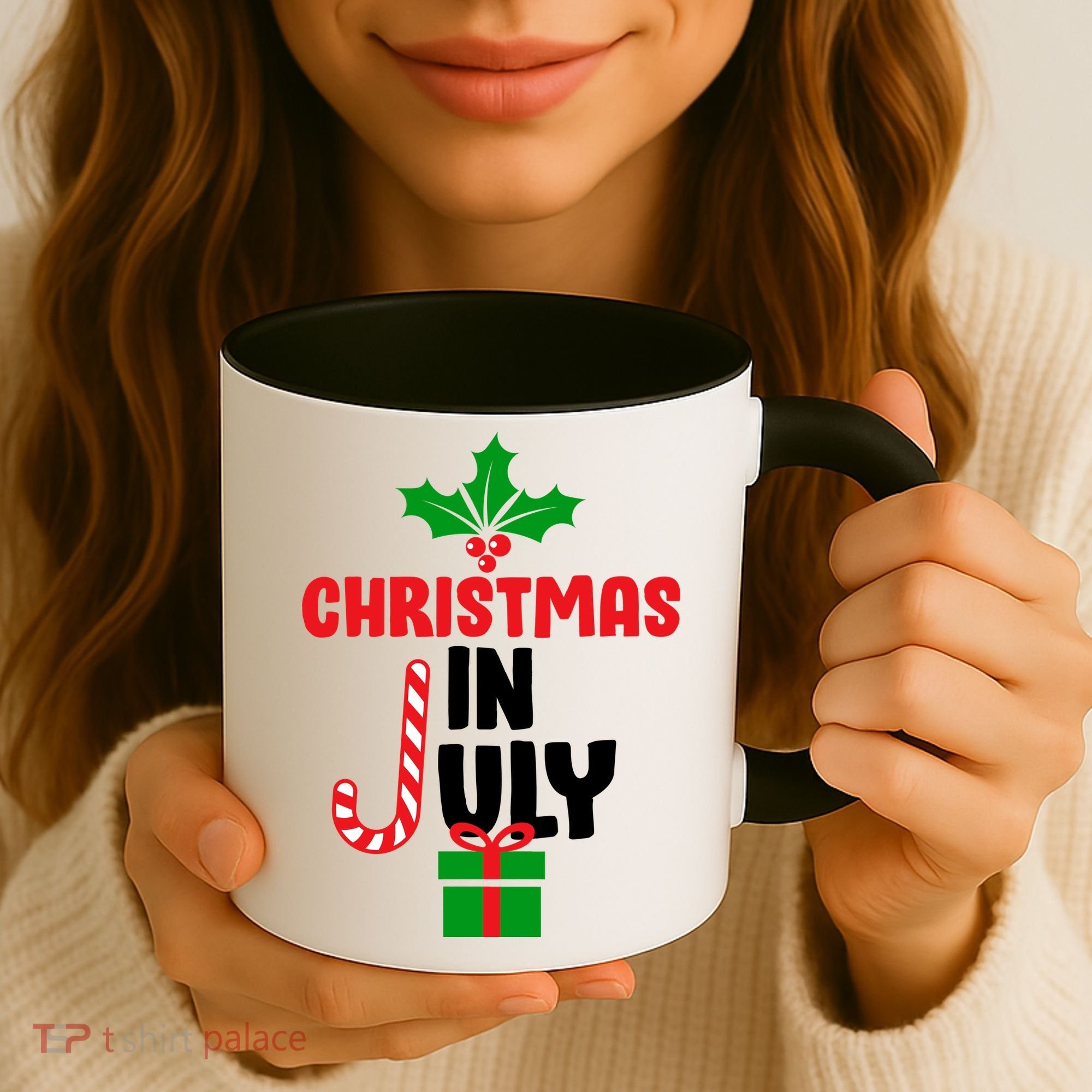Cute Christmas In July Coffee Mug
