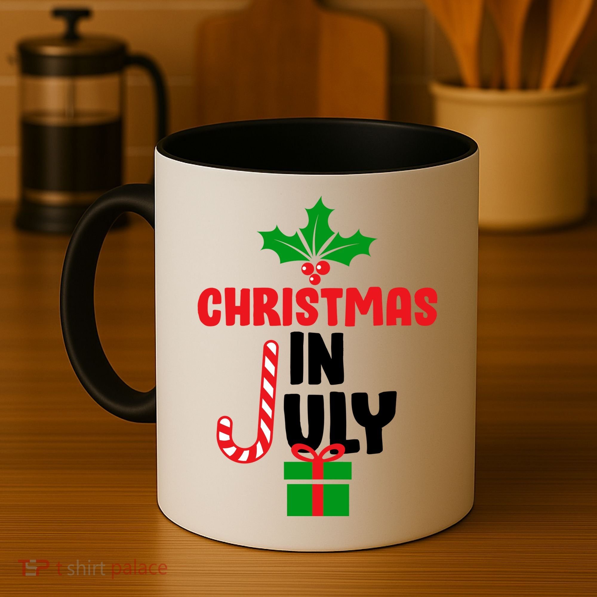 Cute Christmas In July Coffee Mug