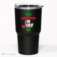 Cute Christmas In July Tumbler thumb 0
