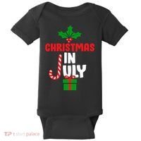 Cute Christmas In July Baby Bodysuit thumb 0