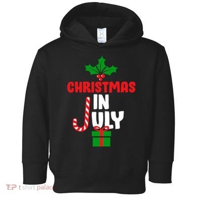 Cute Christmas In July Toddler Hoodie