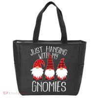 Cute Christmas Just Hanging With My Gnomies Tote Bag thumb 0