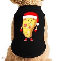 Cute Christmas Pizza Guy Doggie Tank thumb 0