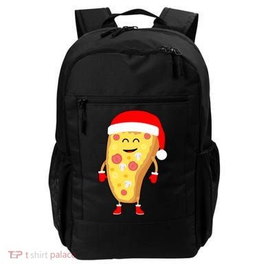 Cute Christmas Pizza Guy Backpack