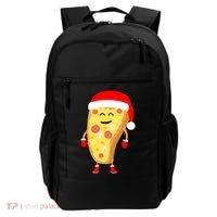 Cute Christmas Pizza Guy Backpack thumb 0
