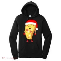 Cute Christmas Pizza Guy Women's Hoodie thumb 0