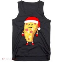 Cute Christmas Pizza Guy Tank Top thumb 0