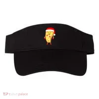Cute Christmas Pizza Guy Visor thumb 0