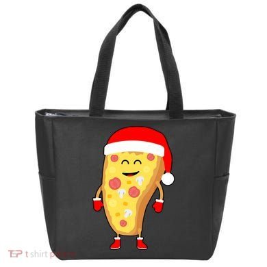 Cute Christmas Pizza Guy Tote Bag