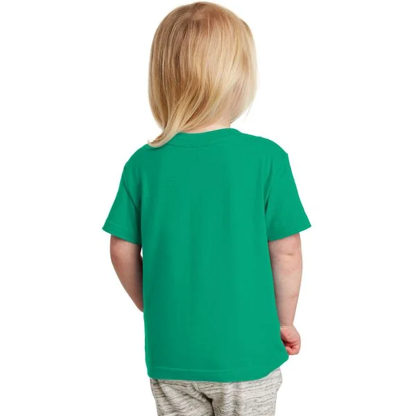 Cute Christmas Pizza Guy Toddler T-Shirt