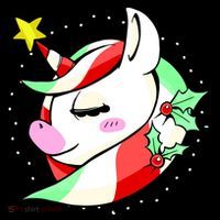 Cute Christmas Unicorn Star Mistletoe Coffee Mug thumb 5