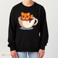 Cute Coffee Kitty Women's Sweatshirt thumb 0