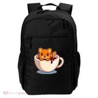 Cute Coffee Kitty Backpack thumb 0