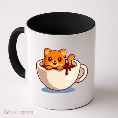 Cute Coffee Kitty Coffee Mug