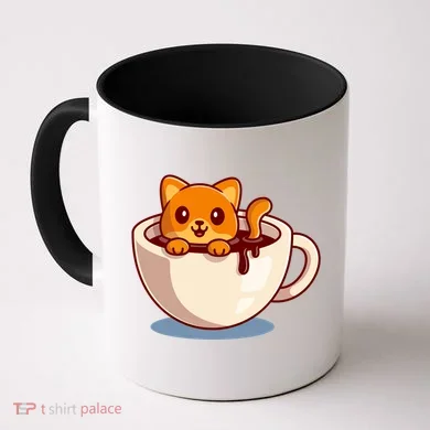 Cute Coffee Kitty Coffee Mug