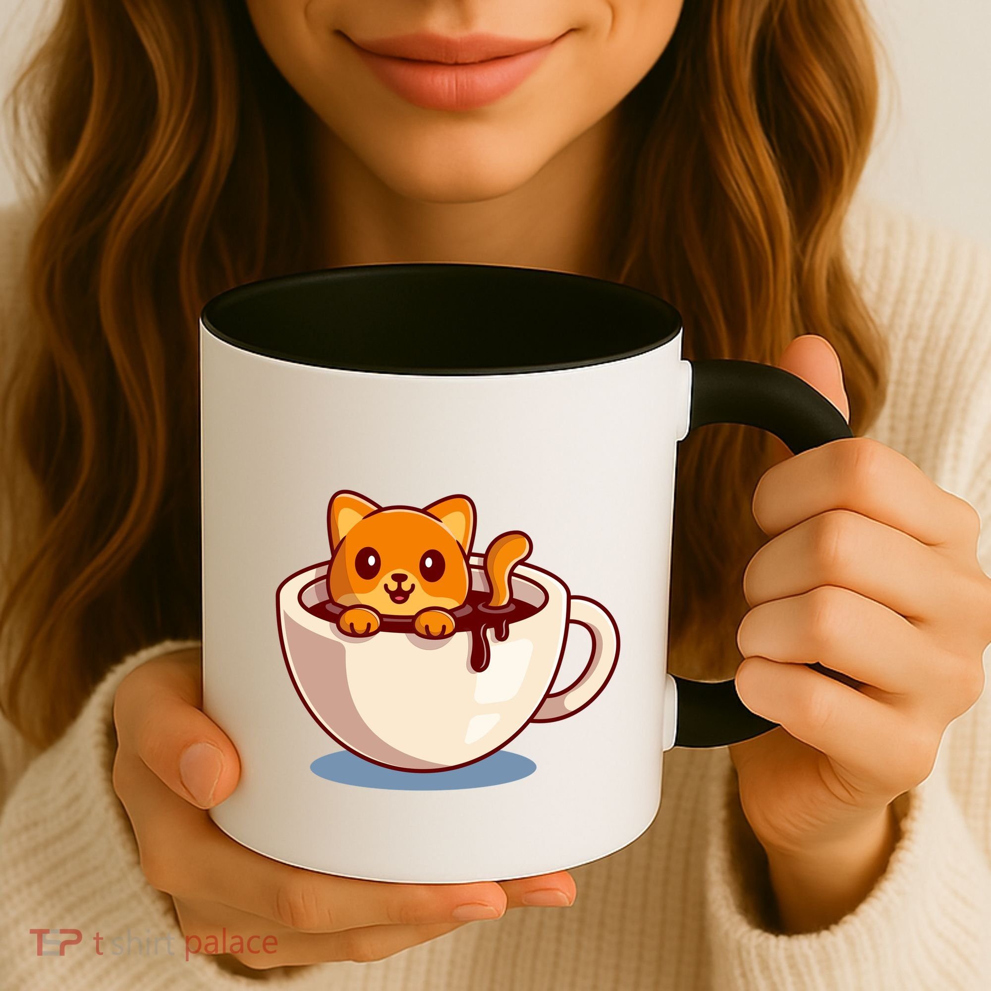 Cute Coffee Kitty Coffee Mug