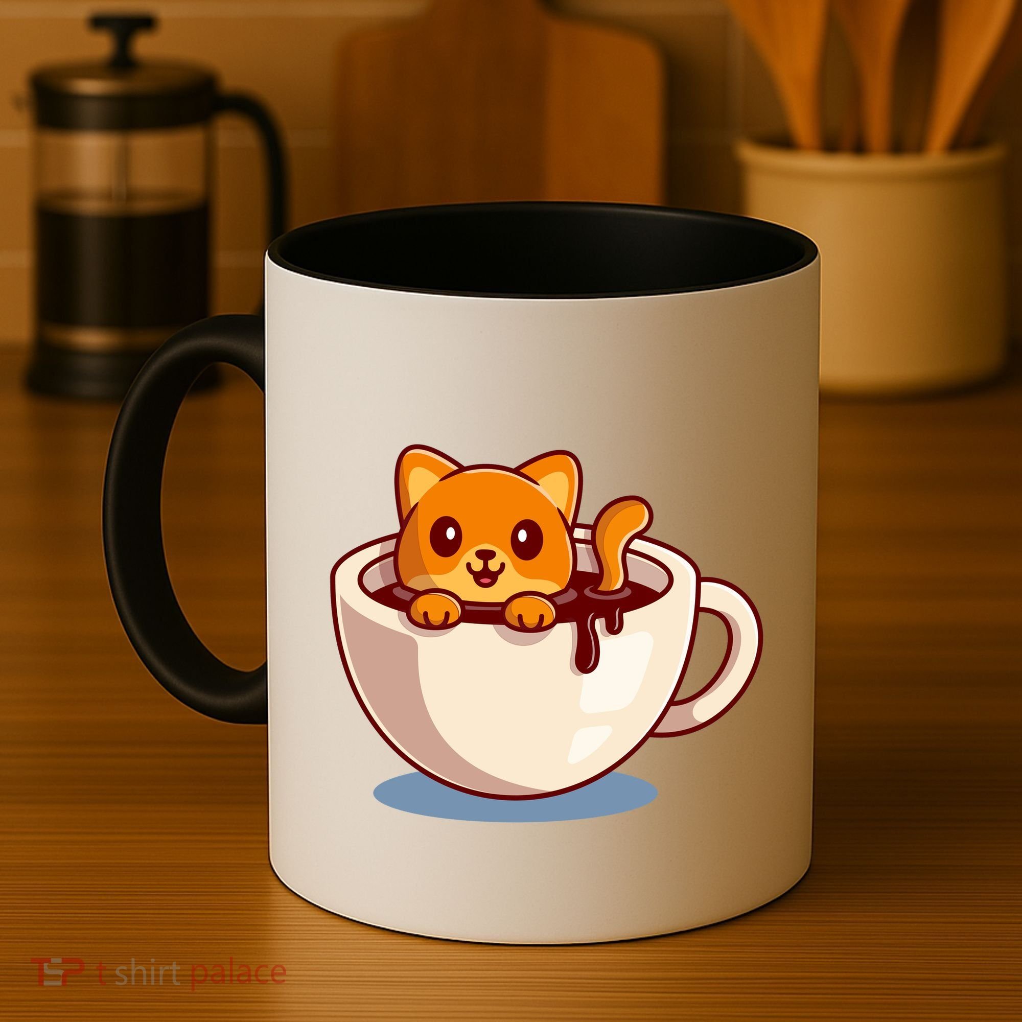 Cute Coffee Kitty Coffee Mug