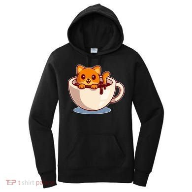 Cute Coffee Kitty Women's Hoodie