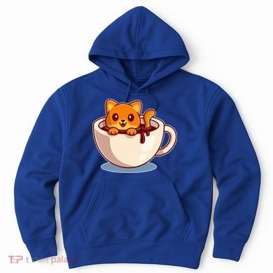 Cute Coffee Kitty Hoodie