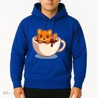 Cute Coffee Kitty Hoodie thumb 2