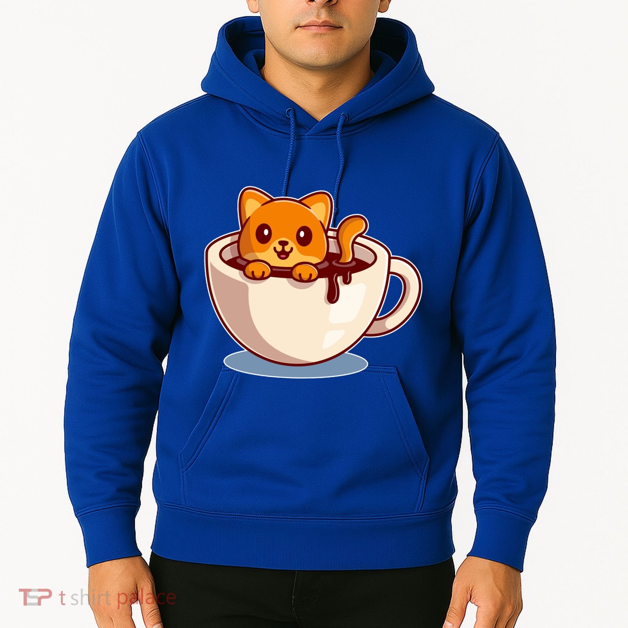 Cute Coffee Kitty Hoodie