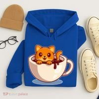 Cute Coffee Kitty Hoodie thumb 4