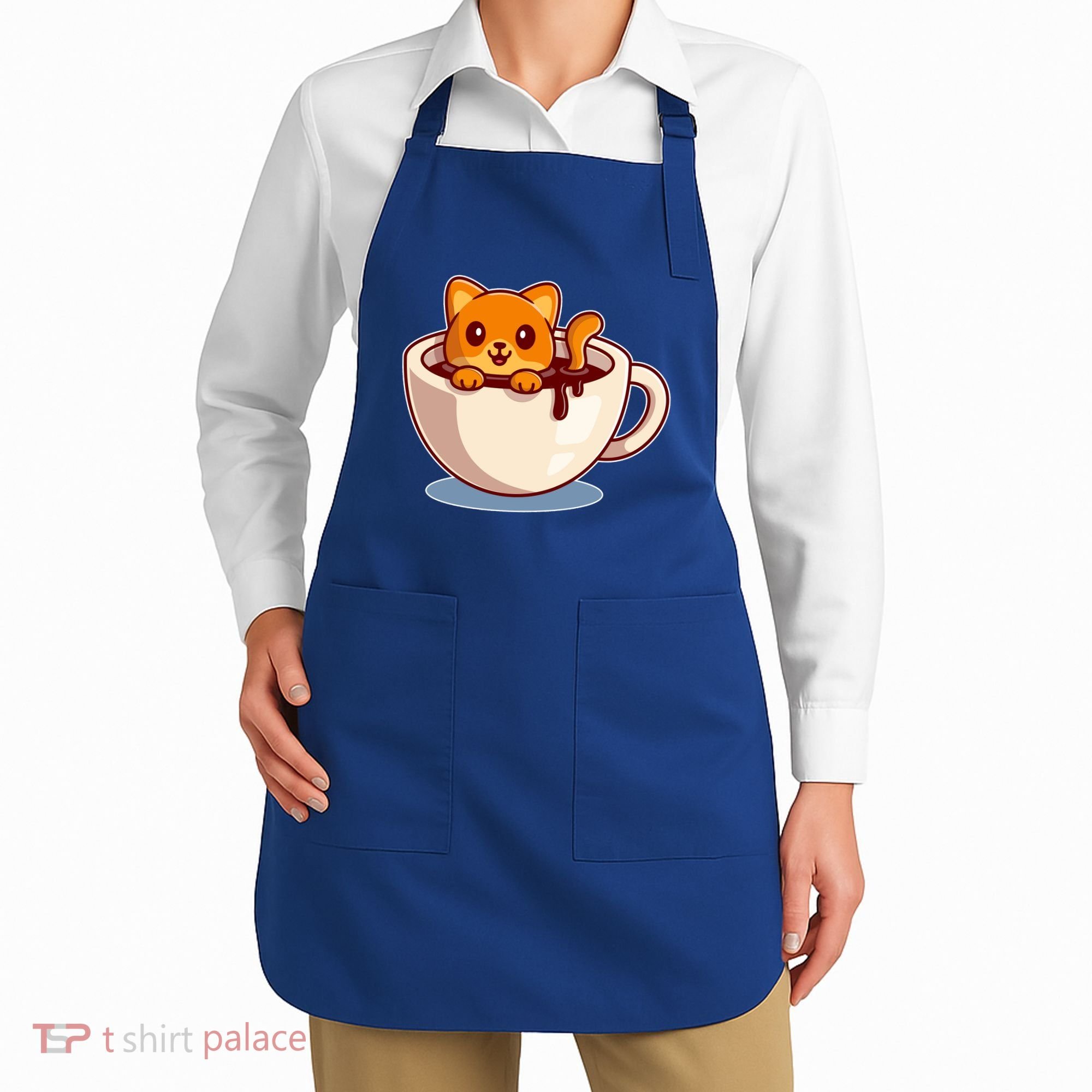 Cute Coffee Kitty Apron