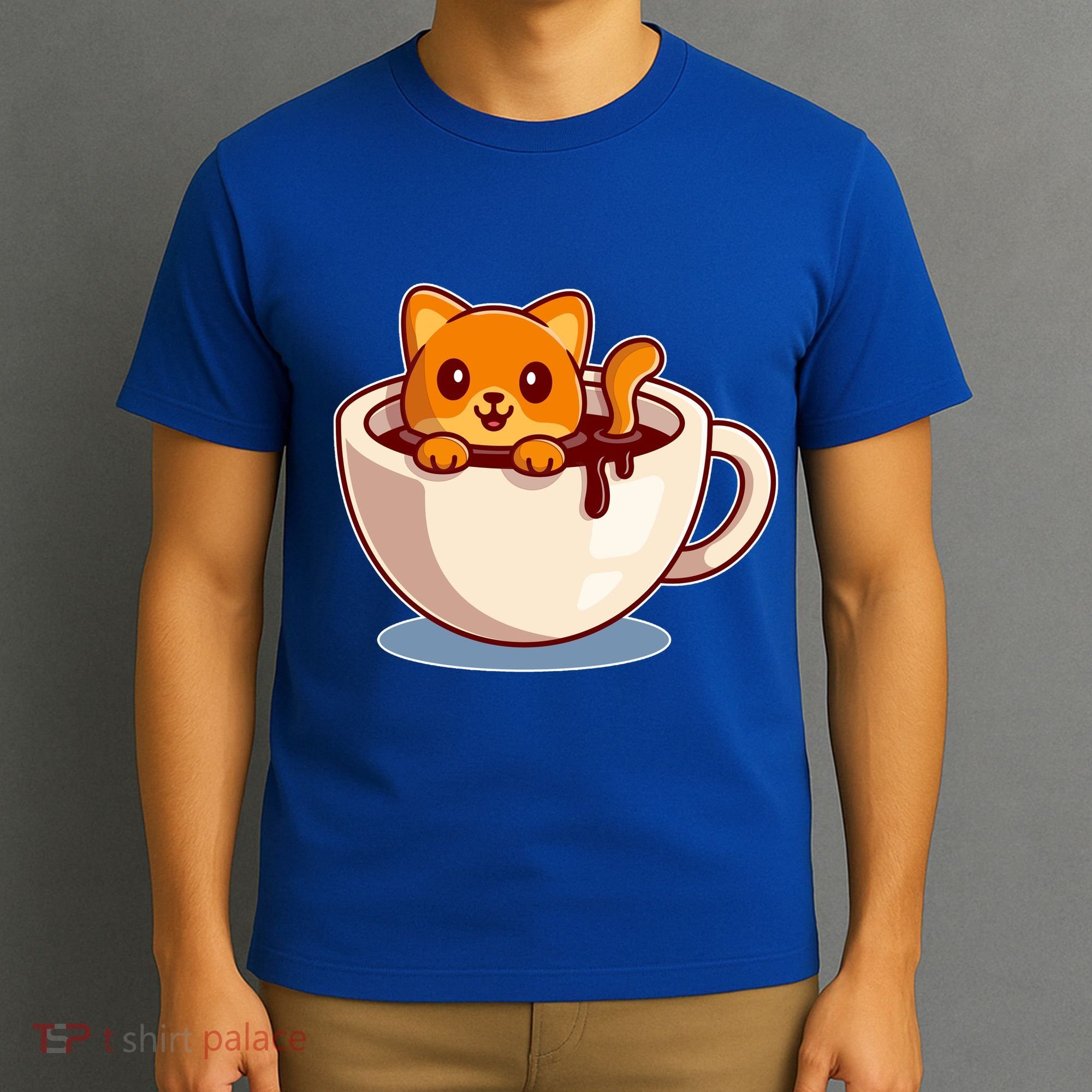 Cute Coffee Kitty T-Shirt