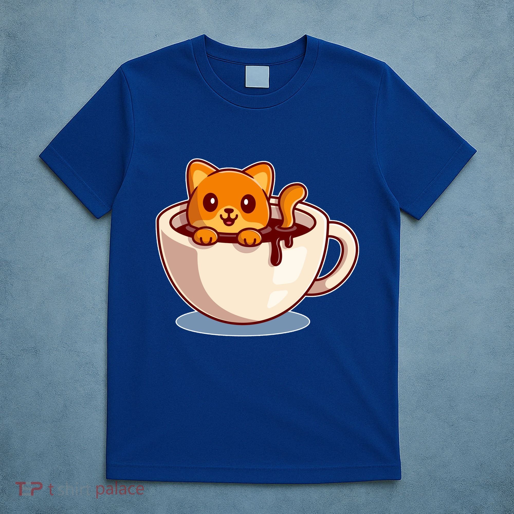Cute Coffee Kitty T-Shirt