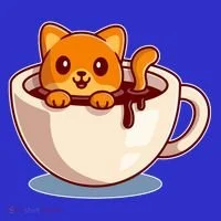 Cute Coffee Kitty Polo thumb 2