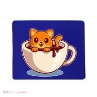 Cute Coffee Kitty Mousepad thumb 0