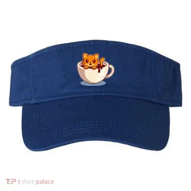 Cute Coffee Kitty Visor