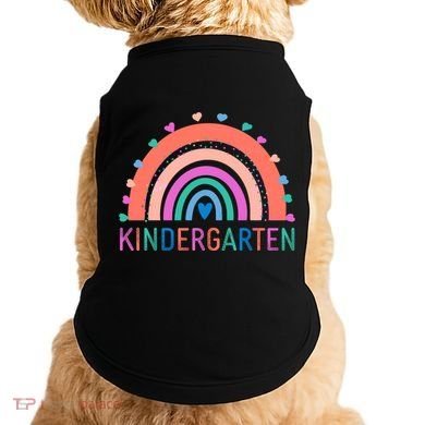Cute Colorful Kindergarten Rainbow Doggie Tank