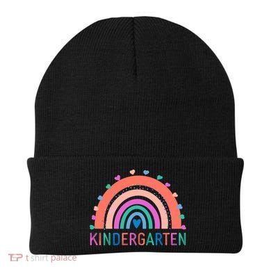 Cute Colorful Kindergarten Rainbow Beanie