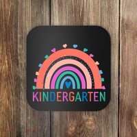 Cute Colorful Kindergarten Rainbow Coaster thumb 0