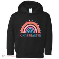 Cute Colorful Kindergarten Rainbow Toddler Hoodie thumb 0