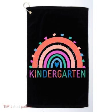 Cute Colorful Kindergarten Rainbow Golf Towel