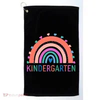 Cute Colorful Kindergarten Rainbow Golf Towel thumb 0