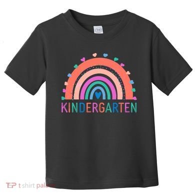 Cute Colorful Kindergarten Rainbow Toddler T-Shirt