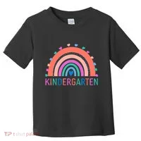 Cute Colorful Kindergarten Rainbow Toddler T-Shirt thumb 0