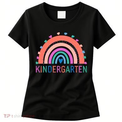 Cute Colorful Kindergarten Rainbow Women's T-Shirt