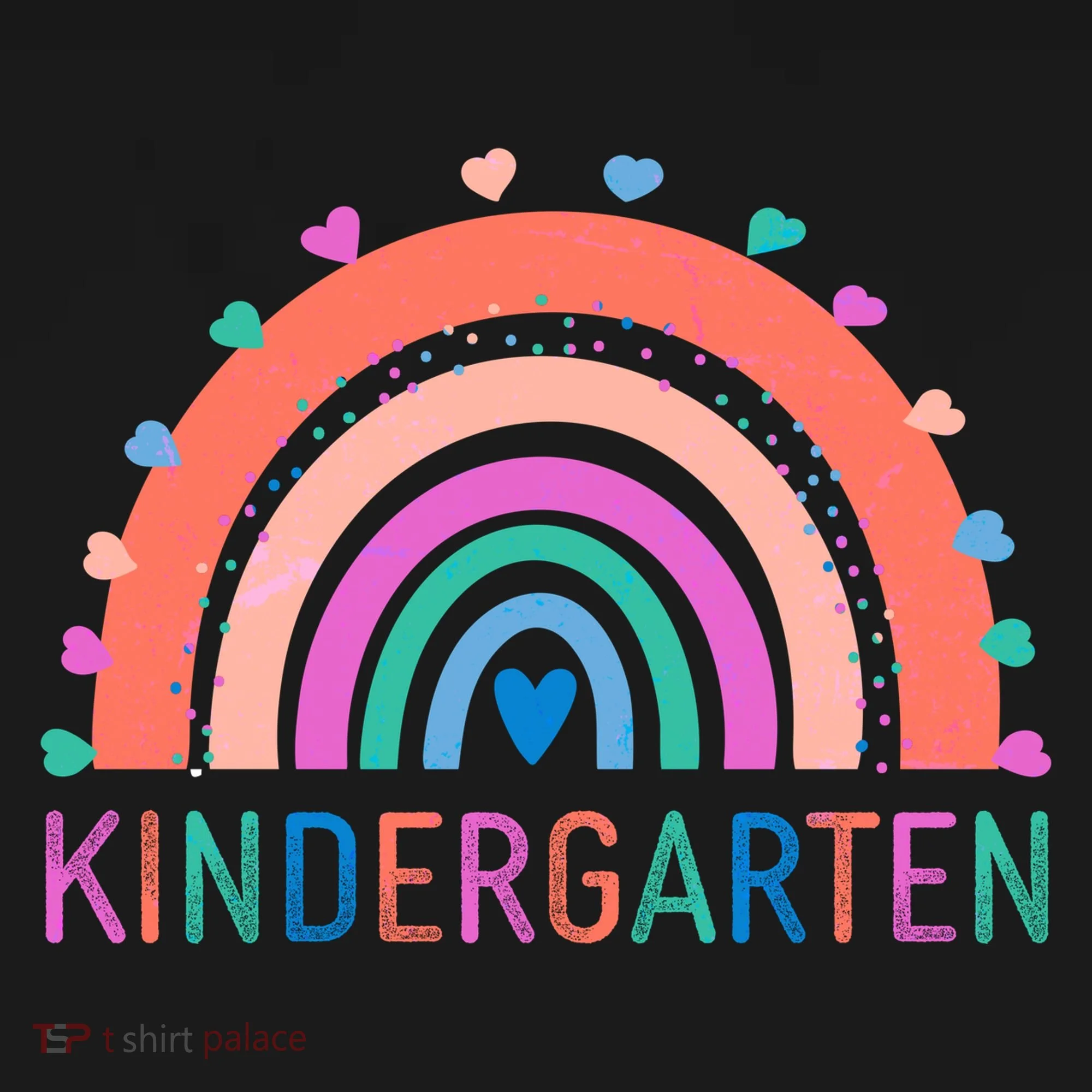 Cute Colorful Kindergarten Rainbow Women's T-Shirt