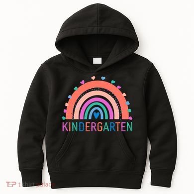Cute Colorful Kindergarten Rainbow Kids Hoodie