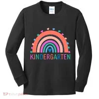 Cute Colorful Kindergarten Rainbow Kids Long Sleeve Shirt thumb 0
