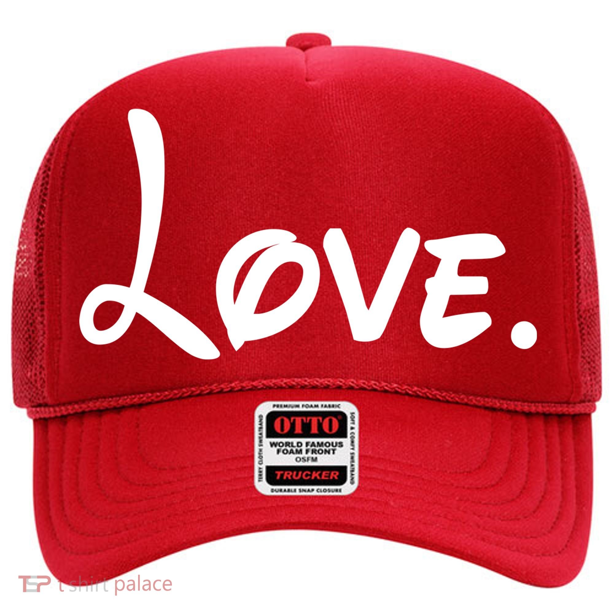 Cute Cursive Love Valentines Day Hat