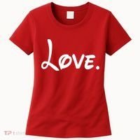Cute Cursive Love Valentines Day Women's T-Shirt thumb 0