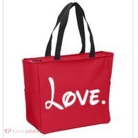 Cute Cursive Love Valentines Day Tote Bag thumb 2