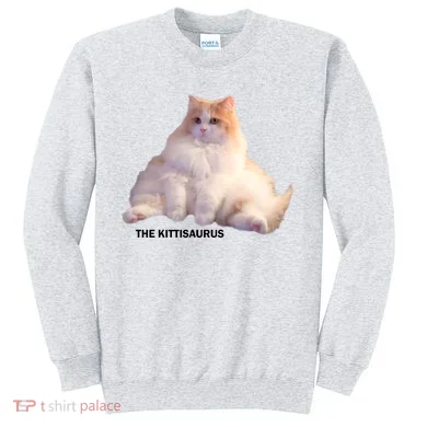 Cute DD The Cat Kittisaurus Sweatshirt