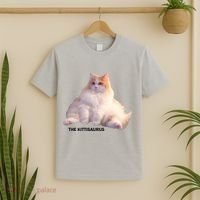 Cute DD The Cat Kittisaurus T-Shirt thumb 2